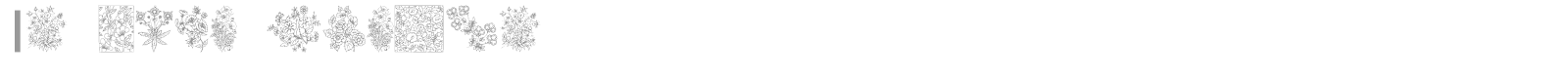 In your garden font preview